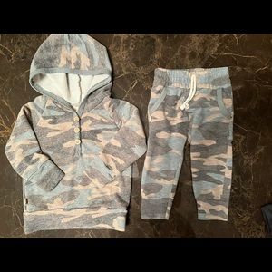 Childhoods clothing faded camo set